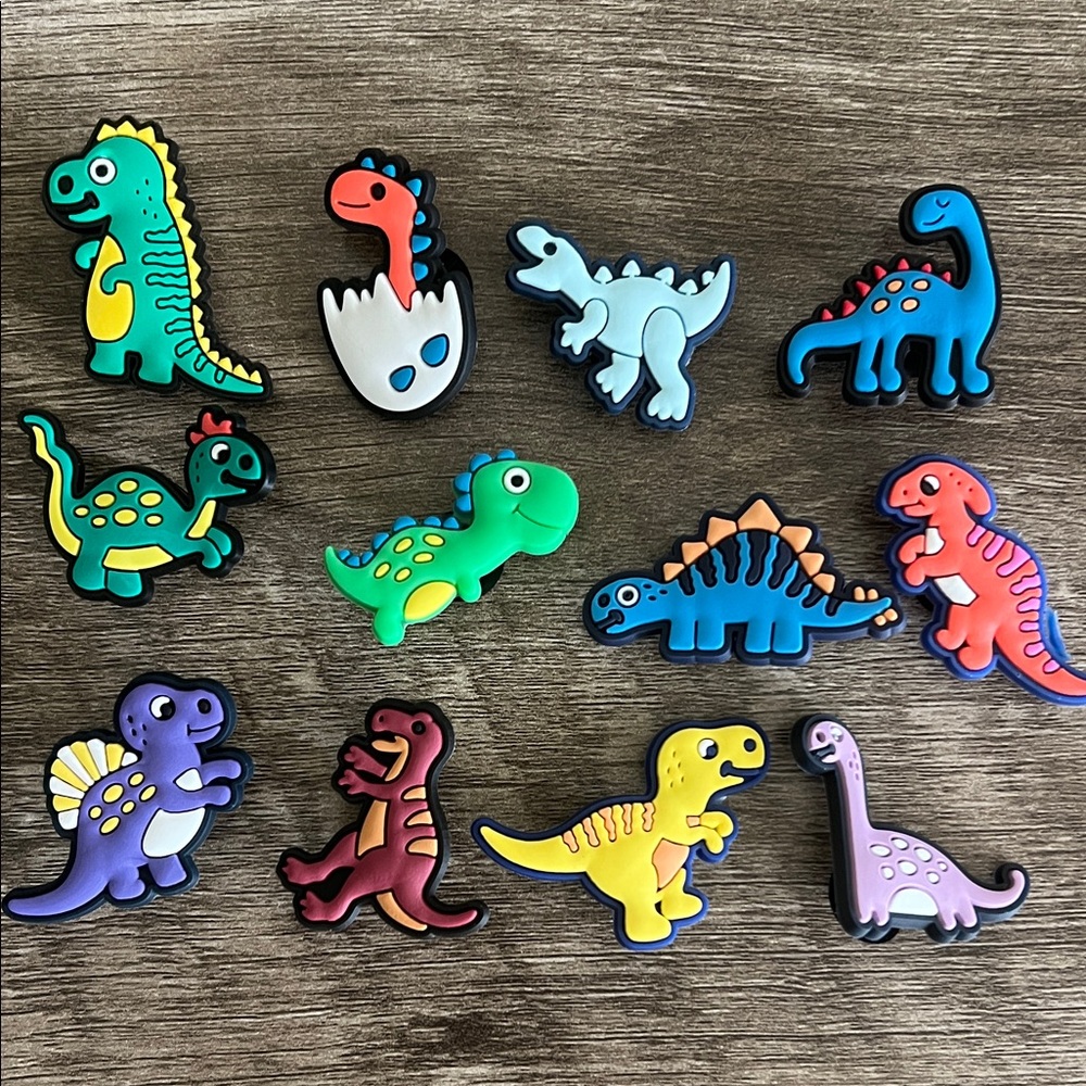 JIBBITZ. New DINOSAURS. Set of 12. 
Fits Crocs & similar 🦖🦕